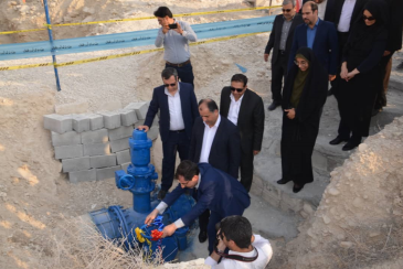 افتتاح خط انتقال آب شرب از مخزن شماره 2 کنگان به 7 شهرک مسکونی با جمعیتی بالغ بر 11500 نفر