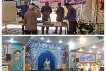نماز جمعه با شعار " آب، محور امنیت و ضامن توسعه" برپا شد.