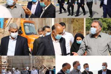 بازدید مدیرکل حراست شرکت مهندسی آبفای کشور از آب‌ شیرین‌کن‌ها و تاسیسات مهم بوشهر