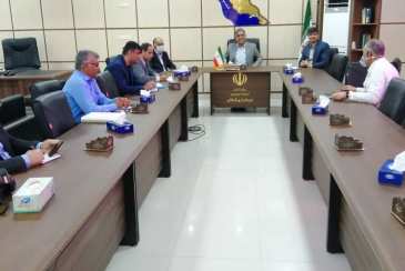 بررسی مشکلات آبرسانی شهرستان کنگان با حضور مدیرعامل شرکت آبفای استان بوشهر