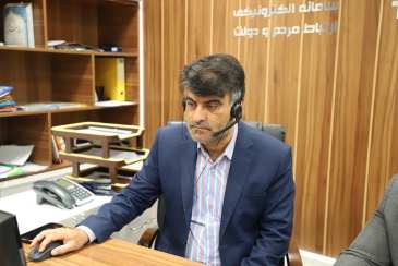 مدیرعامل شرکت آبفا استان بوشهر در سامانه سامد پاسخگوی مشترکان شد