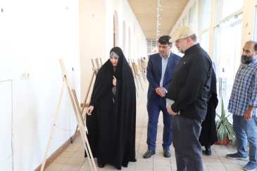 نمایشگاه نقاشی "نشانی از آب " در بوشهر گشایش یافت