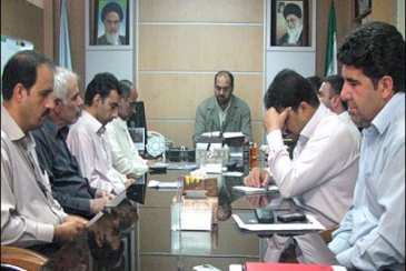 برگزاری مراسم تودیع و معارفه فرماندة پایگاه مقاومت معبود در شرکت آبفا استان بوشهر
