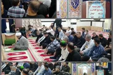 تشریح دستاوردهای دولت مردمی و انقلابی  حضرت آیت الله رئیسی در بین نمازگزاران نماز جمعه شهر امام حسن