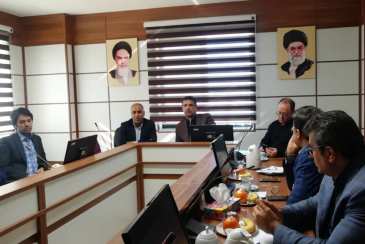 بررسی عملکرد شرکت آبفای بوشهر با حضور معاون منابع انسانی و پشتیبانی شرکت مهندسی آبفا کشور
