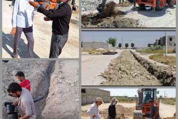 طرح نوسازی و توسعه در شبکه آبرسانی شهر چغادک
