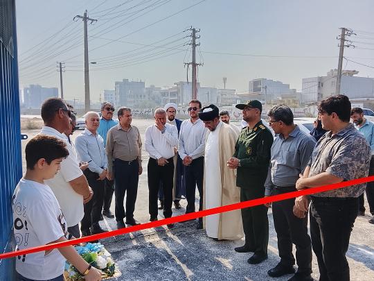 بهره‌برداری از ایستگاه پمپاژ و شبکه جمع‌آوری فاضلاب کوی شهید مطهری گناوه