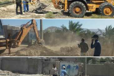 مشکل کمبود آب روستای سرمستان با مشارکت فرد خیر دیری برطرف شد