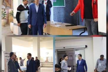 بازدید معاون منابع انسانی و تحقیقات شرکت آب و فاضلاب استان بوشهر از روند برگزاری آزمون استخدامی