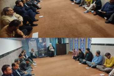  مراسم یادبود حاج قاسم سلیمانی در شرکت آب و فاضلاب بوشهر برگزار شد