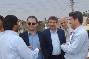 حضور مدیران حوزه معاونت بهره برداری  شرکت مهندسی آبفا کشور در مناطق زلزله زده