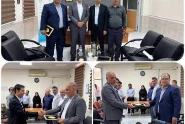 سرپرست امور آبفا شهرستان کنگان معارفه شد