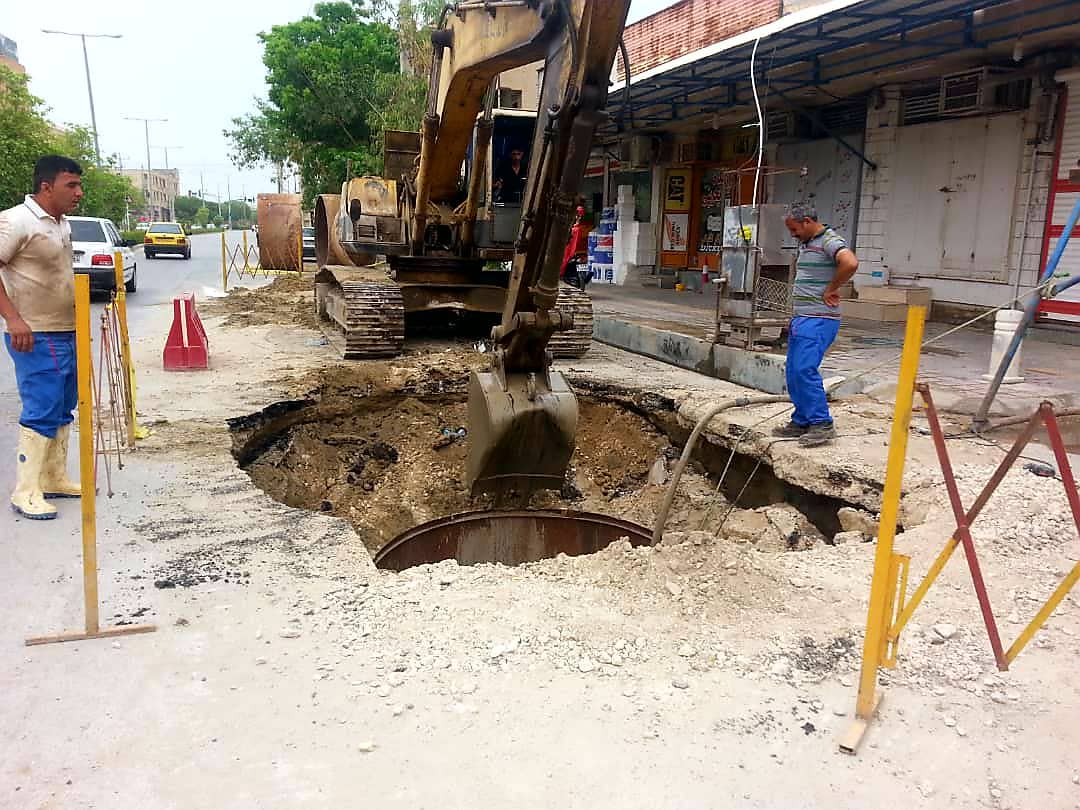 شبکه گذاری طرح فاضلاب در مناطق جنوبی شهر بوشهر در دستور کار قرار گرفت