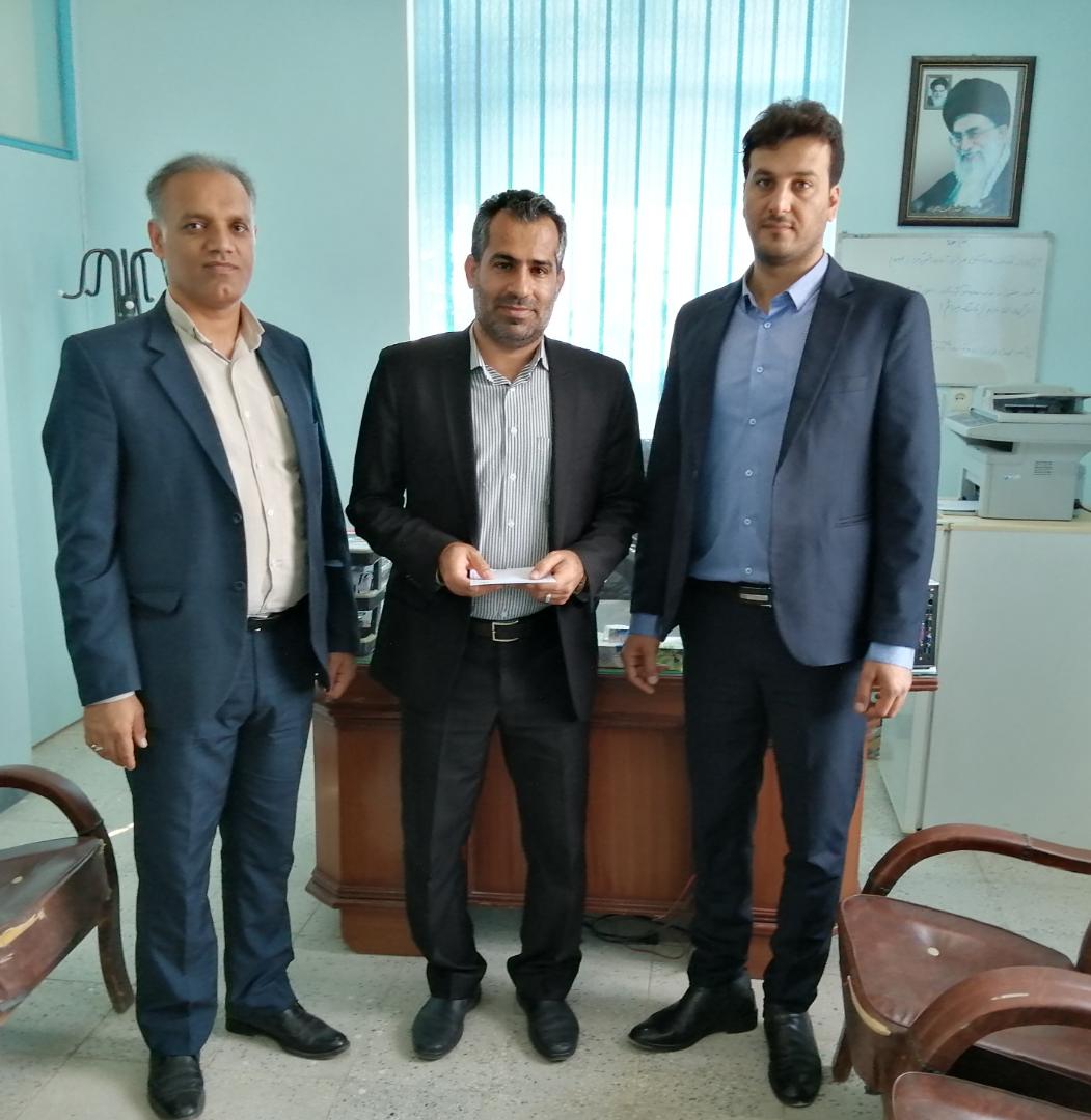 آئین تکریم و معارفه سرپرست اداره بهره برداری بندر ریگ