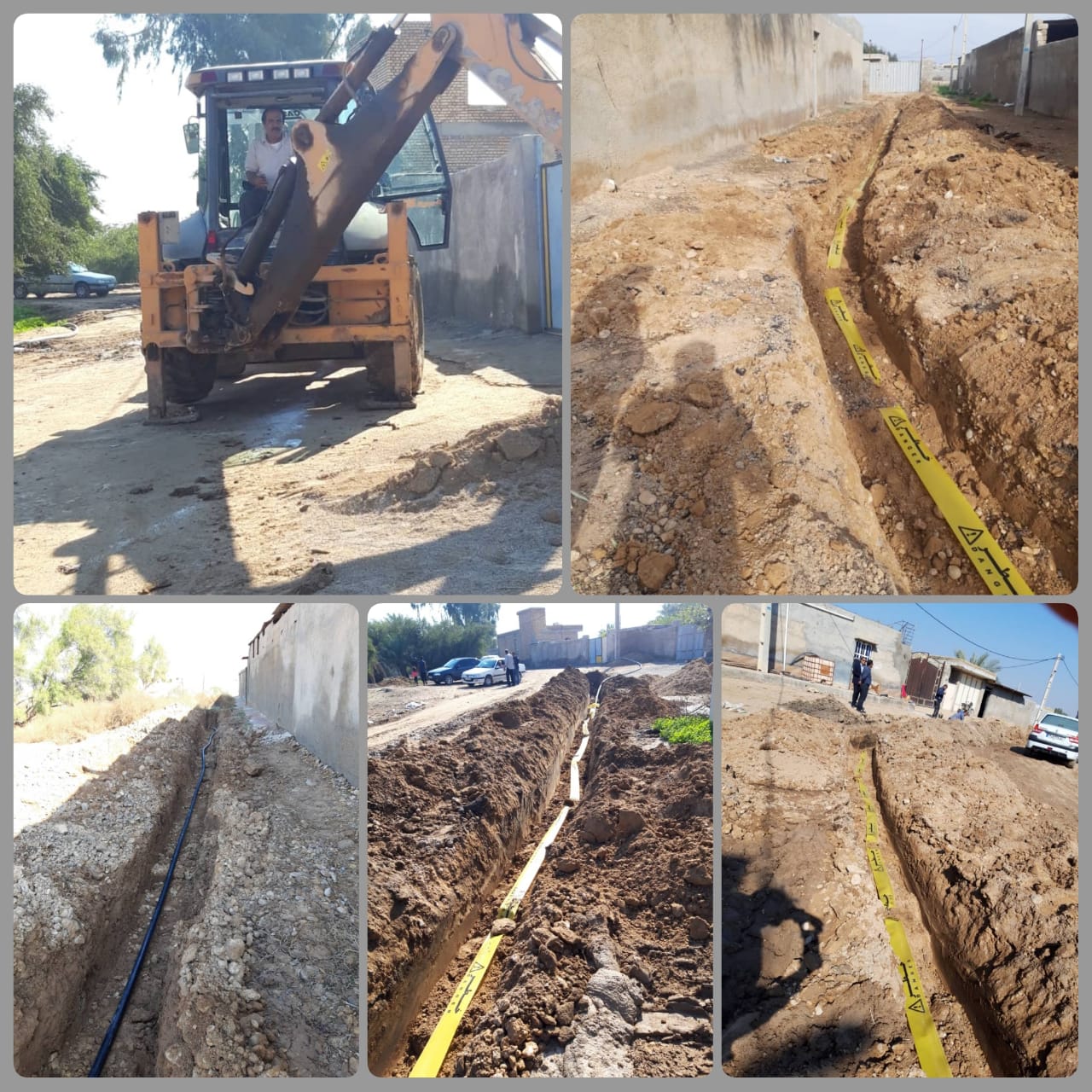 تعویض و نوسازی شبکه آبرسانی روستای شیخ زنگی دیلم