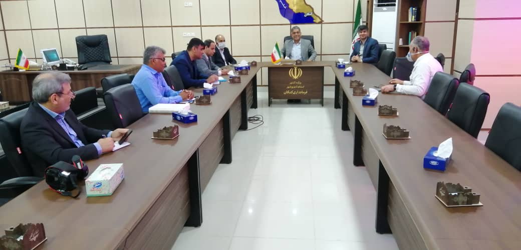 بررسی مشکلات آبرسانی شهرستان کنگان با حضور مدیرعامل شرکت آبفای استان بوشهر