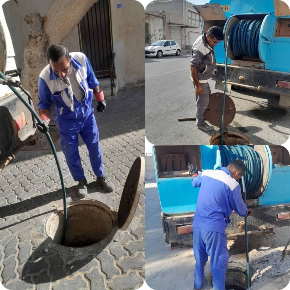 شستشوی 300 کیلومتر از شبکه فاضلاب استان بوشهر در نیمه نخست امسال