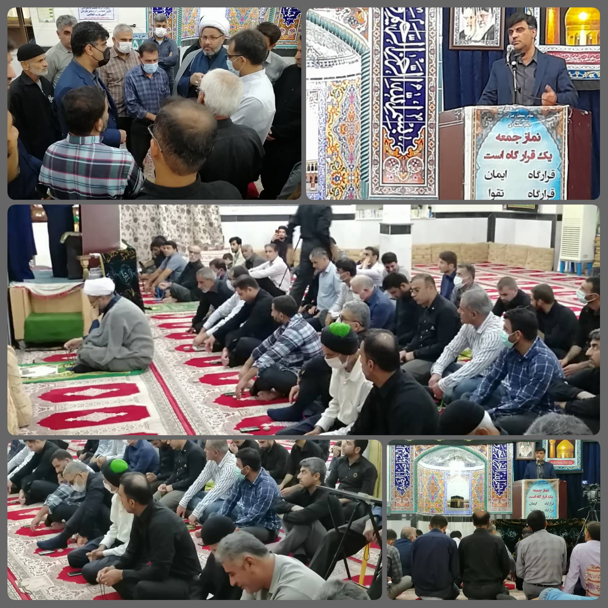 تشریح دستاوردهای دولت مردمی و انقلابی  حضرت آیت الله رئیسی در بین نمازگزاران نماز جمعه شهر امام حسن