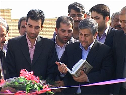 افتتاح مخزن 15000 متر مکعبی و خط انتقال آبرسانی برازجان با حضور وزیر محترم نیرو