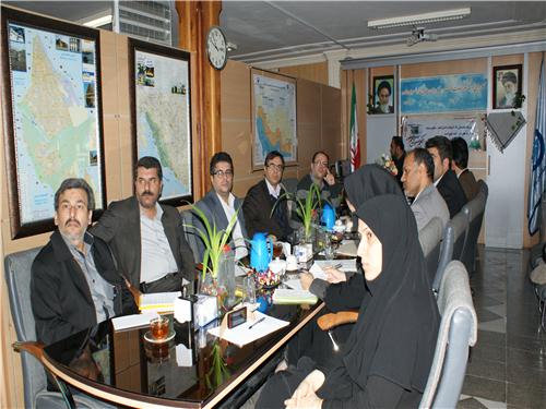 حضور معاون منابع انسانی  و بهبود مدیریت شرکت  مهندسی آبفا کشور در بوشهر