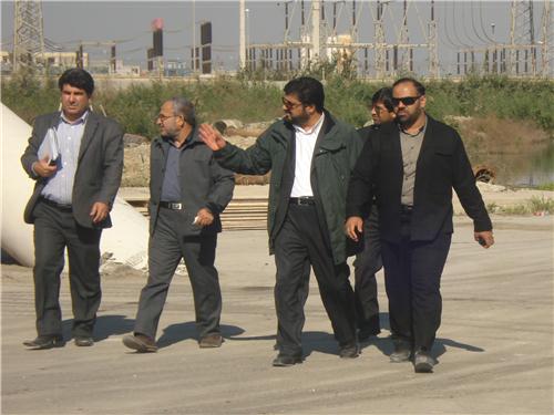 بازدید معاون نظارت بر بهرهبرداری آبفای کشور از تأسیسات آب و فاضلاب بوشهر