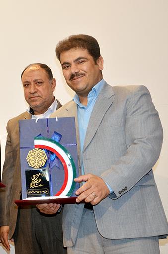 مدیر امور آب و فاضلاب شهرستان بوشهر رتبه برتر در جشنواره شهید رجایی بوشهر کسب کرد