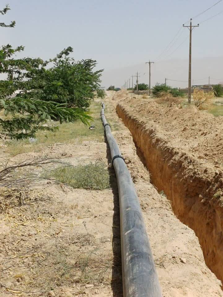 پیشرفت 90درصدی خط انتقال آب محمد آباد به مل گل شهرستان دشتی