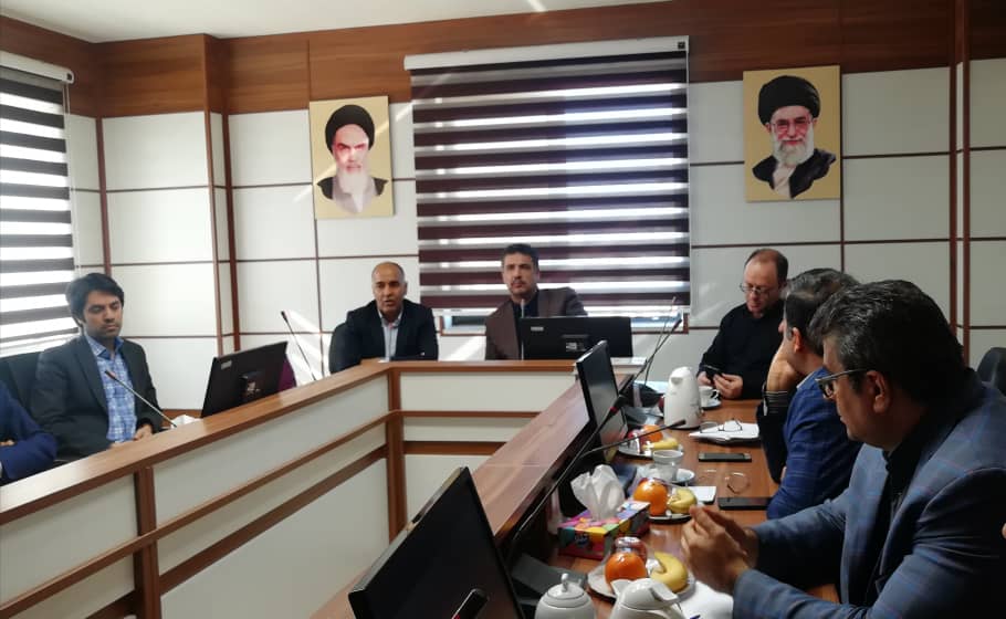 بررسی عملکرد شرکت آبفای بوشهر با حضور معاون منابع انسانی و پشتیبانی شرکت مهندسی آبفا کشور