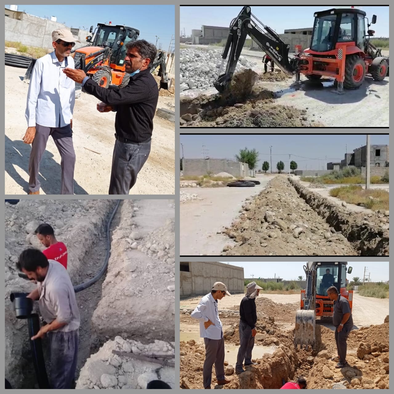 طرح نوسازی و توسعه در شبکه آبرسانی شهر چغادک