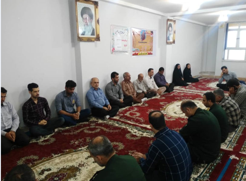 برگزاری مراسم زیارت عاشورا در شهرستان گناوه در هفته دولت 